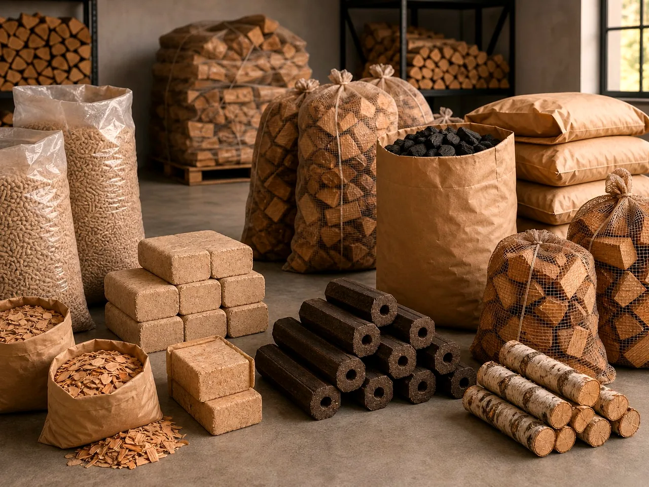 Топливные брикеты RUF из берёзы в Ижевске